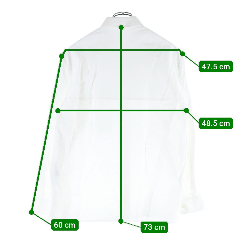 LOEWE(ロエベ) ANAGRAM JACQUARD SHIRT アナグラム ジャガード ロングスリーブ コットンシャツ ホワイト H526Y05X15