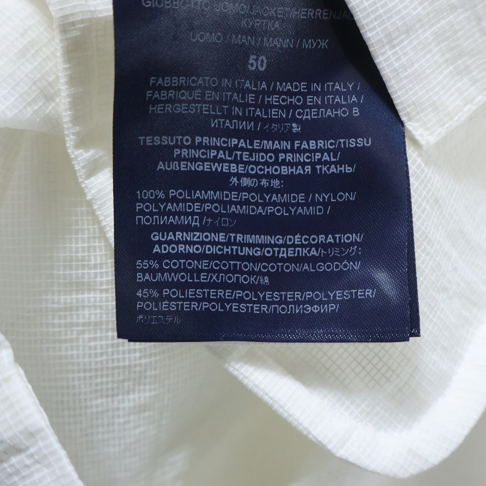 HERNO(ヘルノ) 24SS BOMBER JACKET ボンバー シャツジャケット ホワイト GI000403U-12572-1000