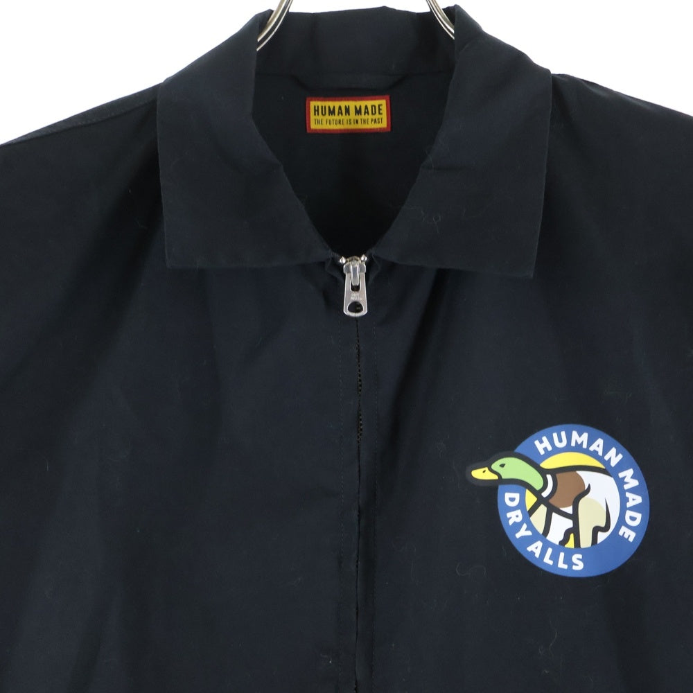 HUMAN MADE(ヒューマンメイド) JACKET ジップアップ ワークジャケット ブラック HM30JK037