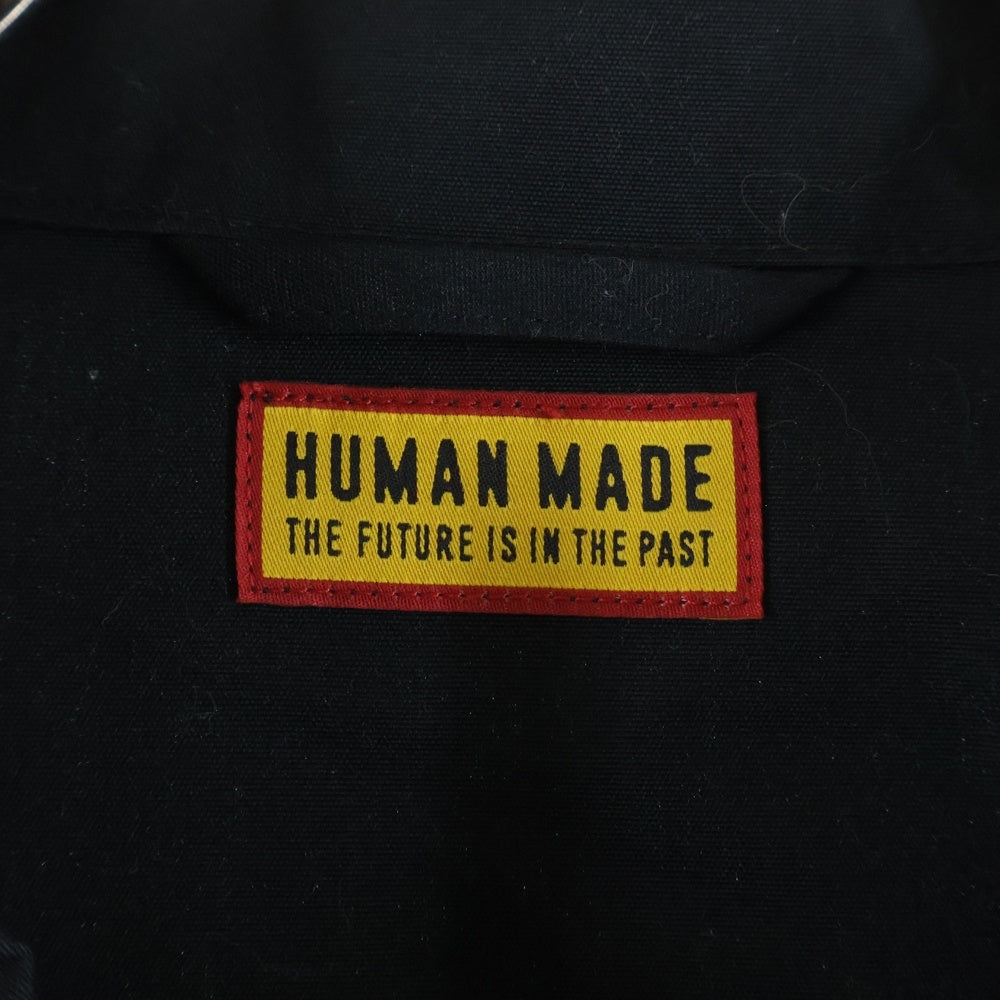 HUMAN MADE(ヒューマンメイド) JACKET ジップアップ ワークジャケット ブラック HM30JK037