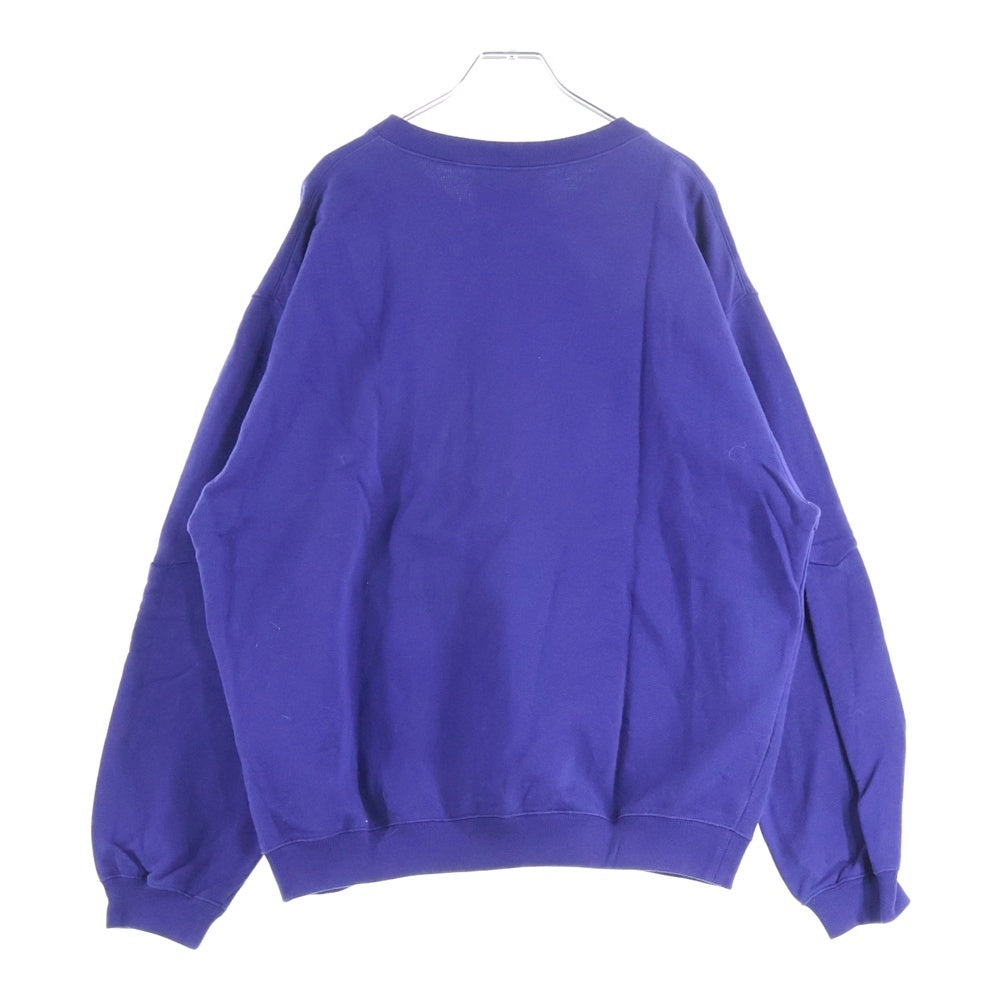 GUCCI(グッチ) ×THE NORTH FACE ザ ノース フェイス フロントロゴ クルーネックスウェットトレーナー パープル 671455 XJDRL