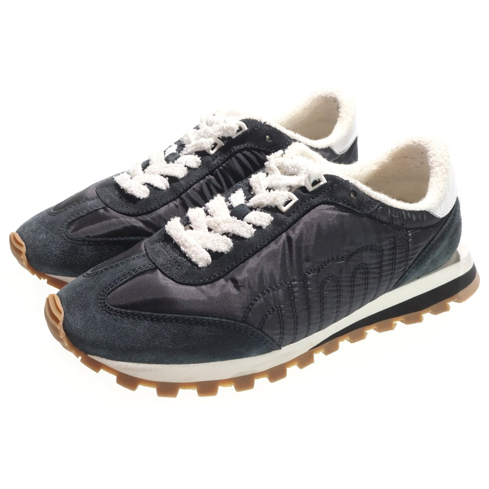 ami paris(アミパリス) RUSH SNEAKER ラッシュ スウェード切り替え ローカットスニーカー ブラック