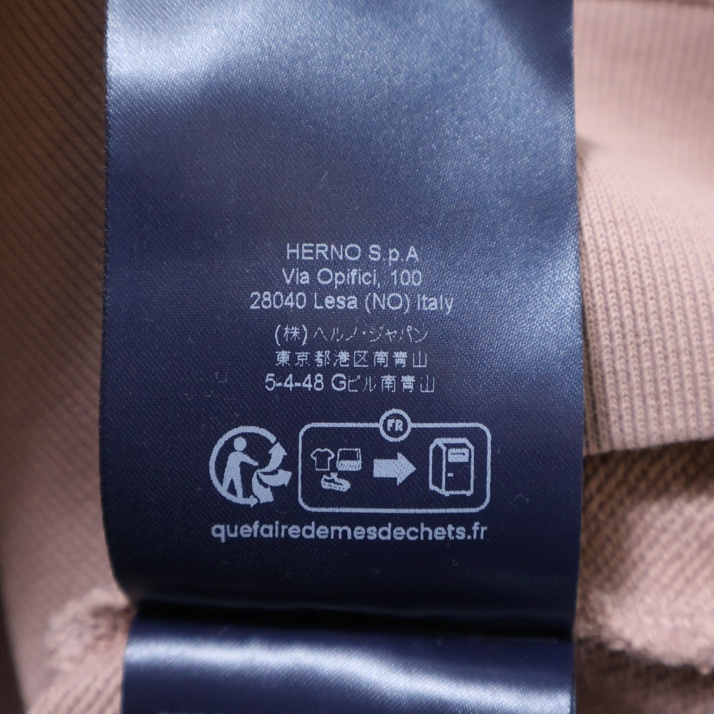HERNO(ヘルノ) RESORT リゾート クルーネックスウェットトレーナー ピンク JG00018UR-50017