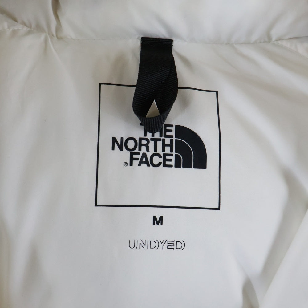 THE NORTH FACE(ザノースフェイス) UNDYED NUPTSE JACKET アンダイド ヌプシ フーデッドダウンジャケット ホワイト ND92337