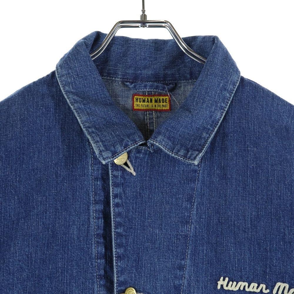 HUMAN MADE(ヒューマンメイド) DENIM COVERALL FUTURE フューチャー デニム カバーオール インディゴ HM29JK005
