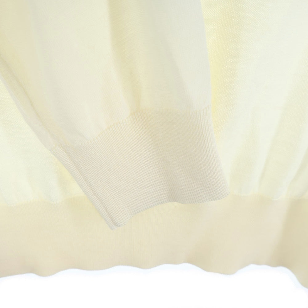 DIOR(ディオール) 21AW ×KENNY SCHARF ケニー シャーフ シルク クルーネックニットセーター ホワイト/ブルー 143M655AT293