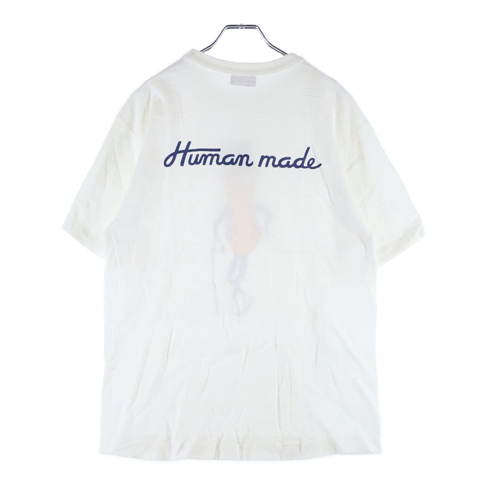 HUMAN MADE(ヒューマンメイド) ×MR.PEANUT GRAPHIC T-SHIRT ミスターピーナッツ グラフィック クルーネック半袖Tシャツ カットソー ホワイト