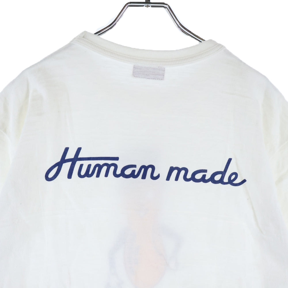 HUMAN MADE(ヒューマンメイド) ×MR.PEANUT GRAPHIC T-SHIRT ミスターピーナッツ グラフィック クルーネック半袖Tシャツ カットソー ホワイト