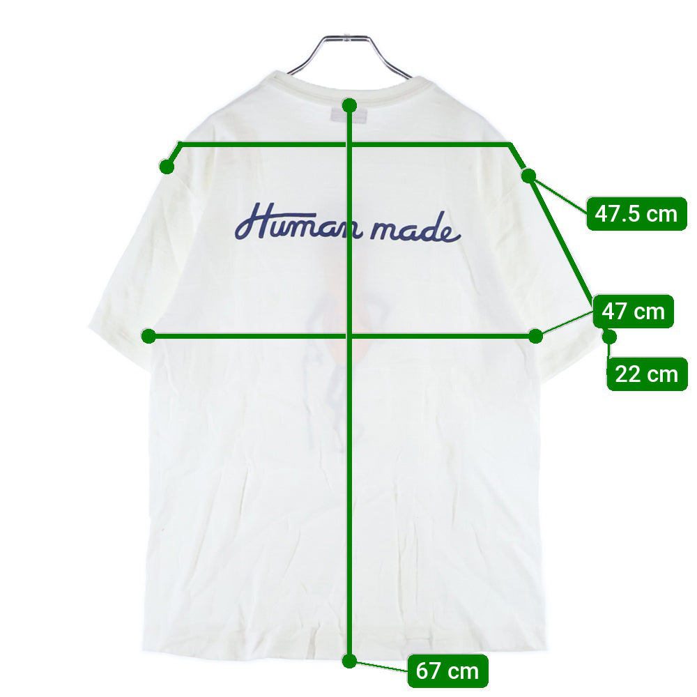 HUMAN MADE(ヒューマンメイド) ×MR.PEANUT GRAPHIC T-SHIRT ミスターピーナッツ グラフィック クルーネック半袖Tシャツ カットソー ホワイト