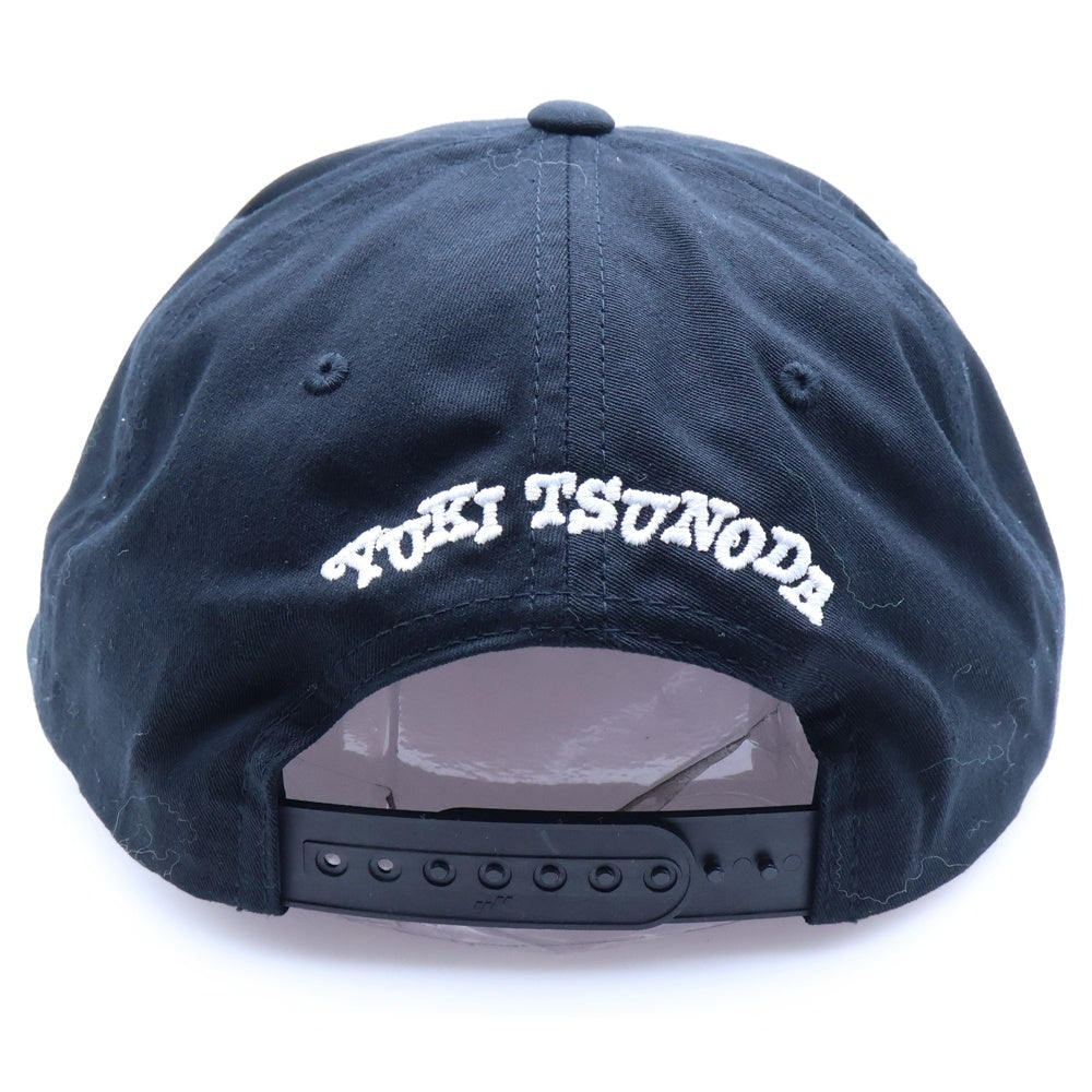 NO BRAND(ノーブランド) YUKI TSUNODA (ユウキツノダ) ×VERDY ヴェルディ 6パネル ベースボールキャップ 帽子 ブラック