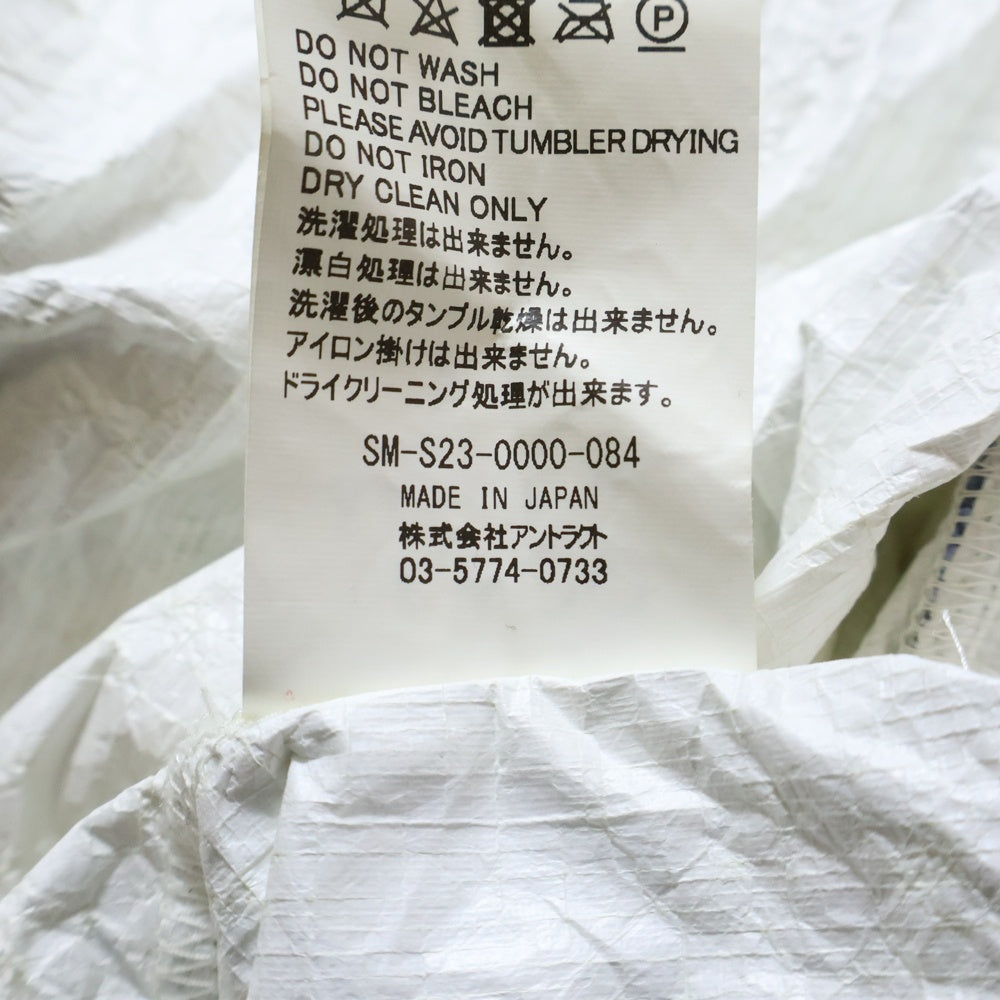 SAINT MICHAEL(セントマイケル) DR.WOO DW BJ PAPER JKT WORLD MAP WHITE ワールド マップ ペーパー ジャケット マルチ SM-S23-0000-084