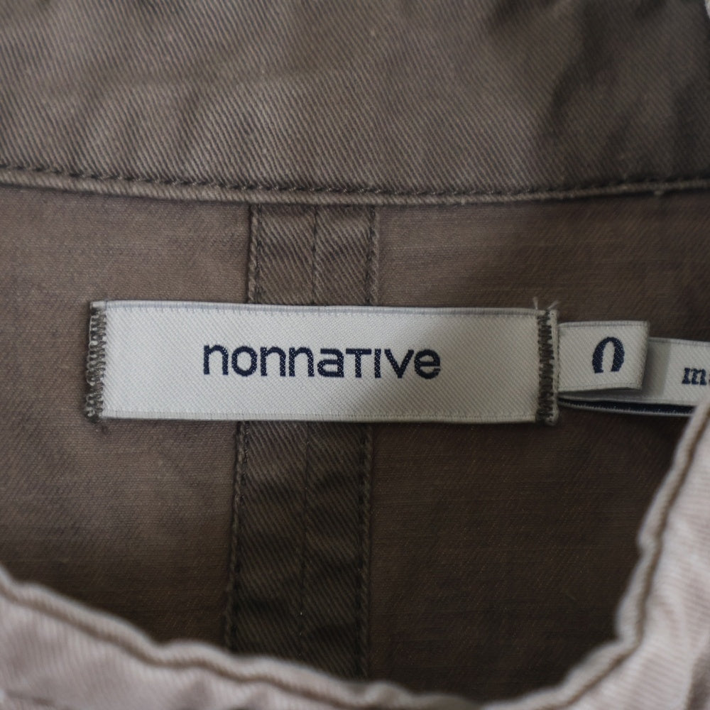 nonnative(ノンネイティブ) 16AW TROOPER HALF COAT トルーパー ハーフコート ジャケット ブラウン NN-J3011