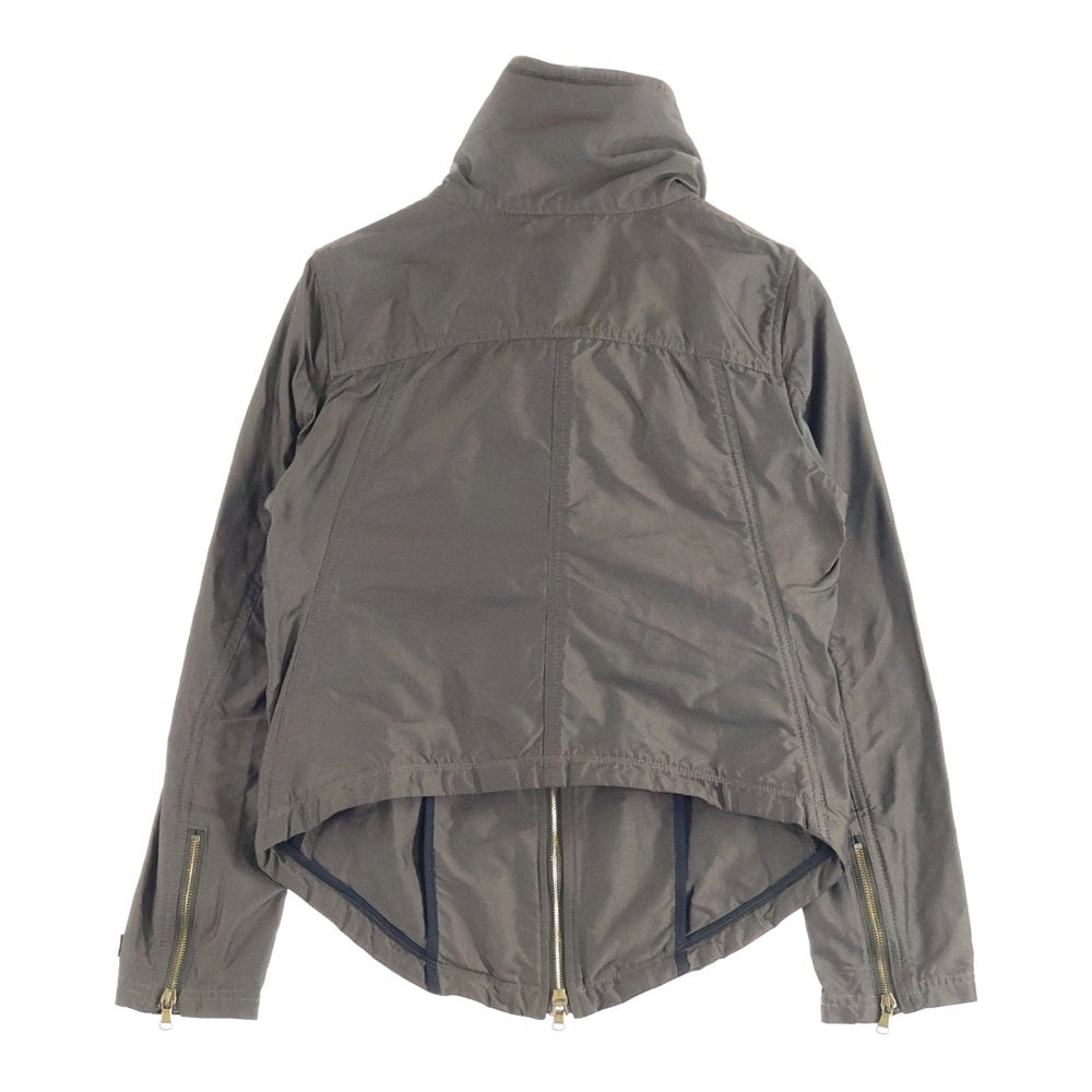 TATRAS(タトラス) ダブルポケット LAMPOジッパー ポリエステル ジャケット レディース カーキ LTA-4203