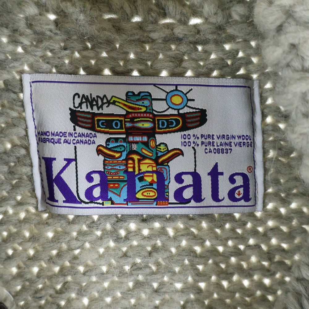 ka na ta(カナタ) バスケットボタン 2ポケット ニットベスト レディース グレー