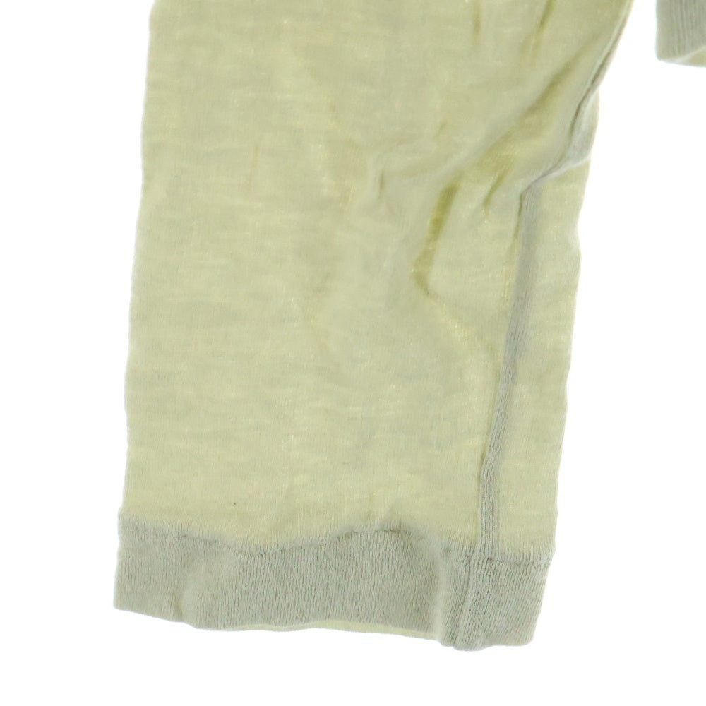 AURALEE(オーラリー) コットン ショート丈 ボタンカーディガン レディース グリーン A9SC01HF