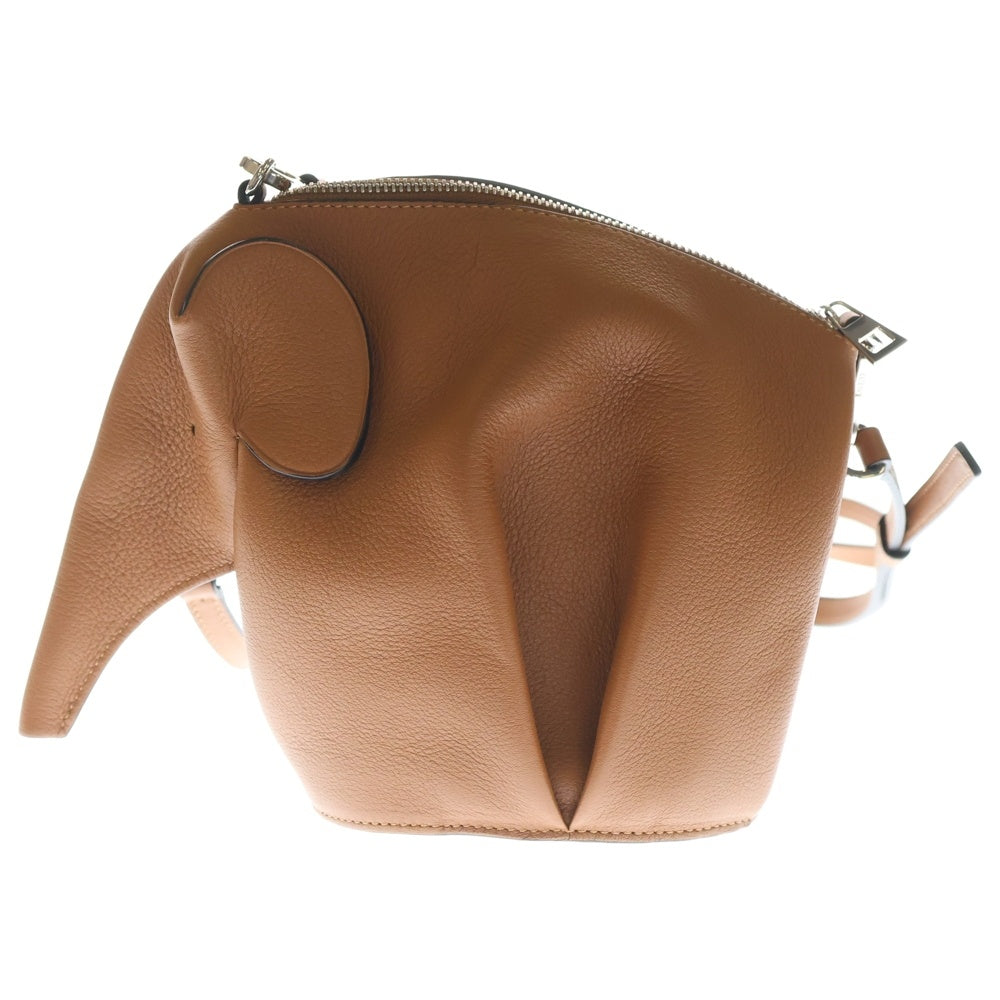 LOEWE(ロエベ) クラシックカーフ レザーショルダーバッグ ブラウン 199.30.M93 レディース