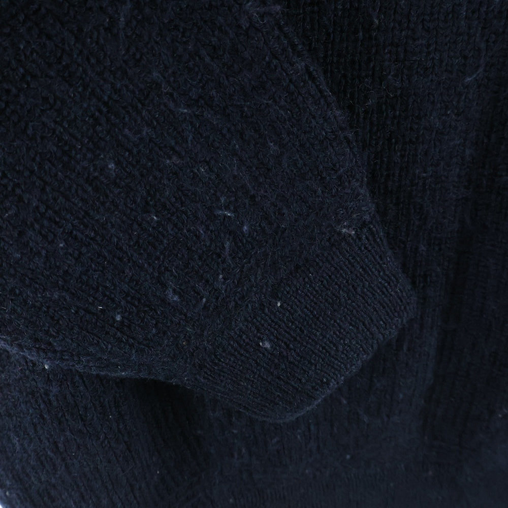 HEIMAT(ハイマート) ウール クルーネックニットセーター ネイビー 116-05-0194