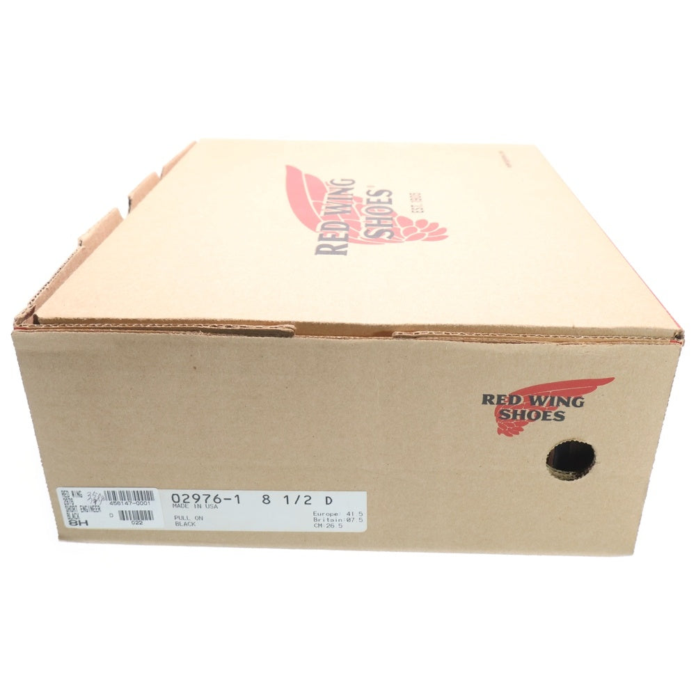 RED WING(レッド ウイング) ショート エンジニア レザー ブーツ ブラック 2976
