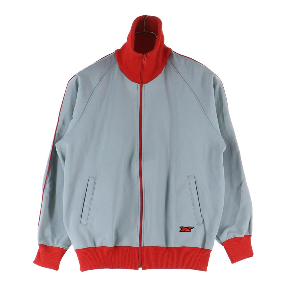 ASICS(アシックス) 80S TRACK JACKET トラック ジャケット グレー/レッド PW4121
