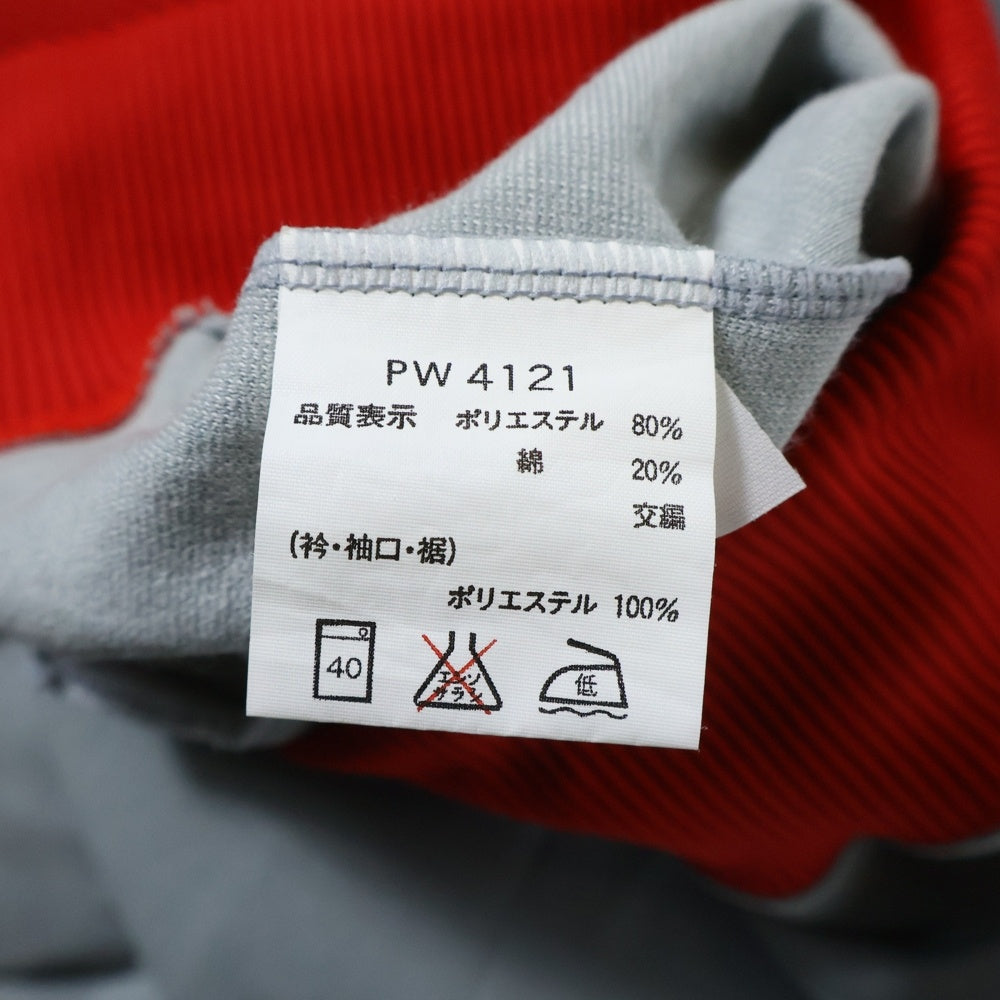 ASICS(アシックス) 80S TRACK JACKET トラック ジャケット グレー/レッド PW4121
