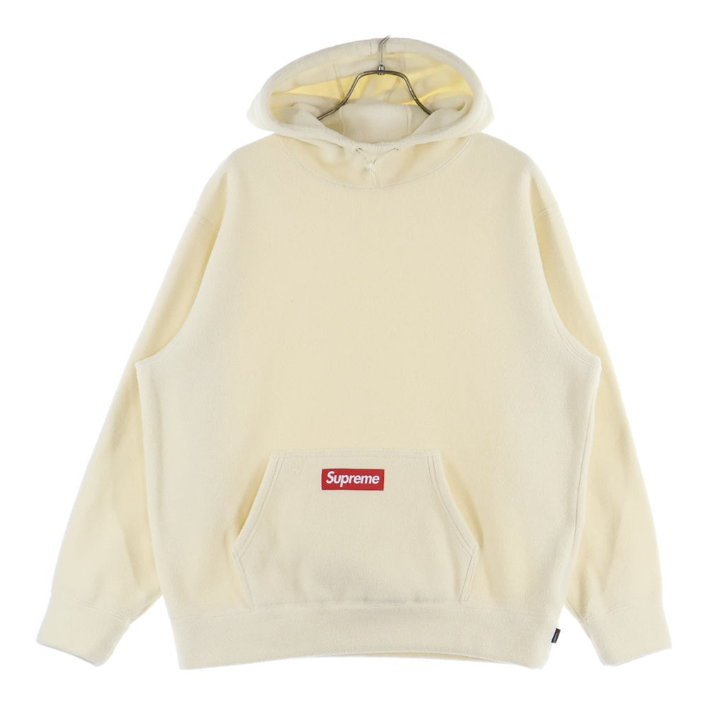 SUPREME(シュプリーム) 20AW Polartec Hooded Sweatshirt ポーラテック フーデッド スウェットシャツ プルオーバーパーカー フーディー アイボリー
