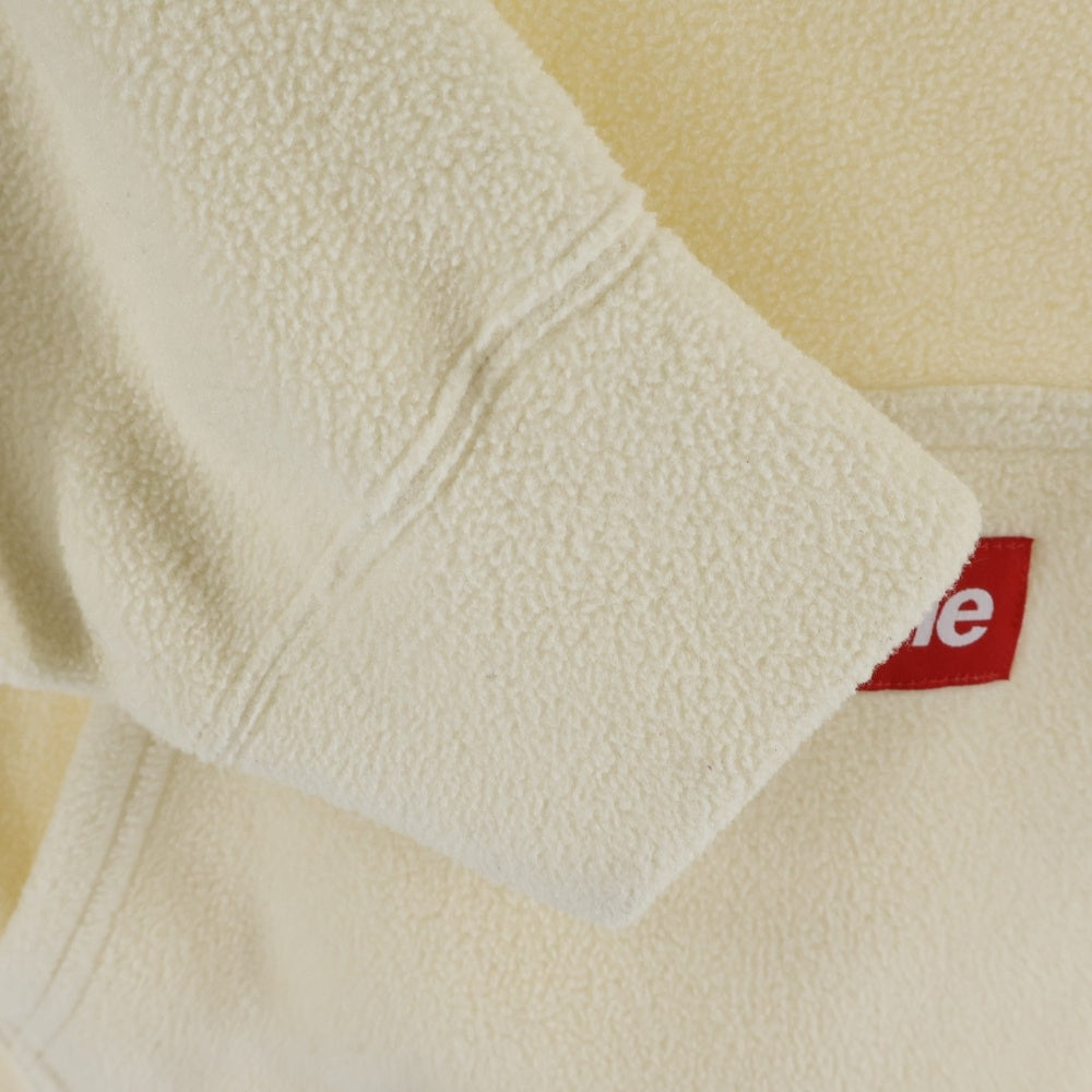 SUPREME(シュプリーム) 20AW Polartec Hooded Sweatshirt ポーラテック フーデッド スウェットシャツ プルオーバーパーカー フーディー アイボリー