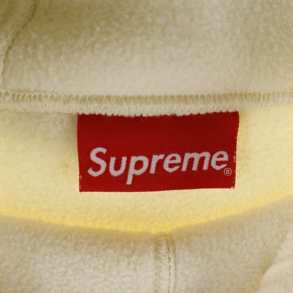 SUPREME(シュプリーム) 20AW Polartec Hooded Sweatshirt ポーラテック フーデッド スウェットシャツ プルオーバーパーカー フーディー アイボリー