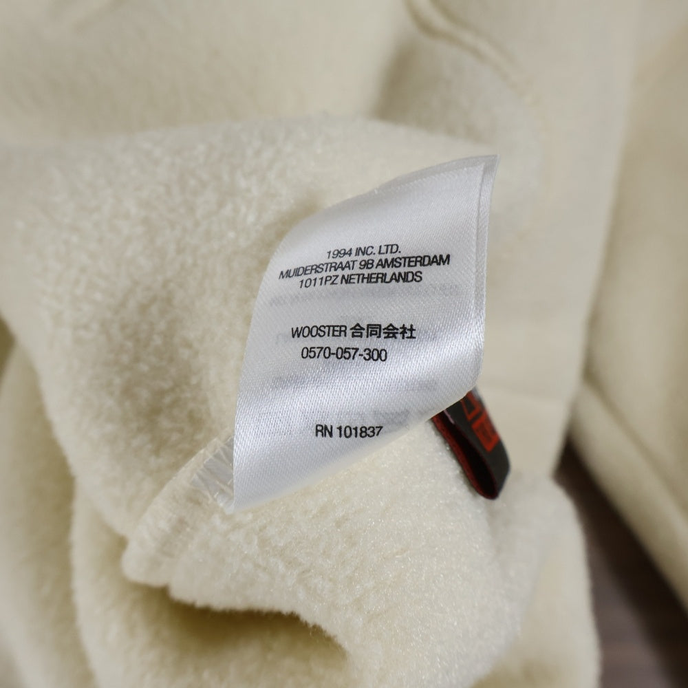 SUPREME(シュプリーム) 20AW Polartec Hooded Sweatshirt ポーラテック フーデッド スウェットシャツ プルオーバーパーカー フーディー アイボリー