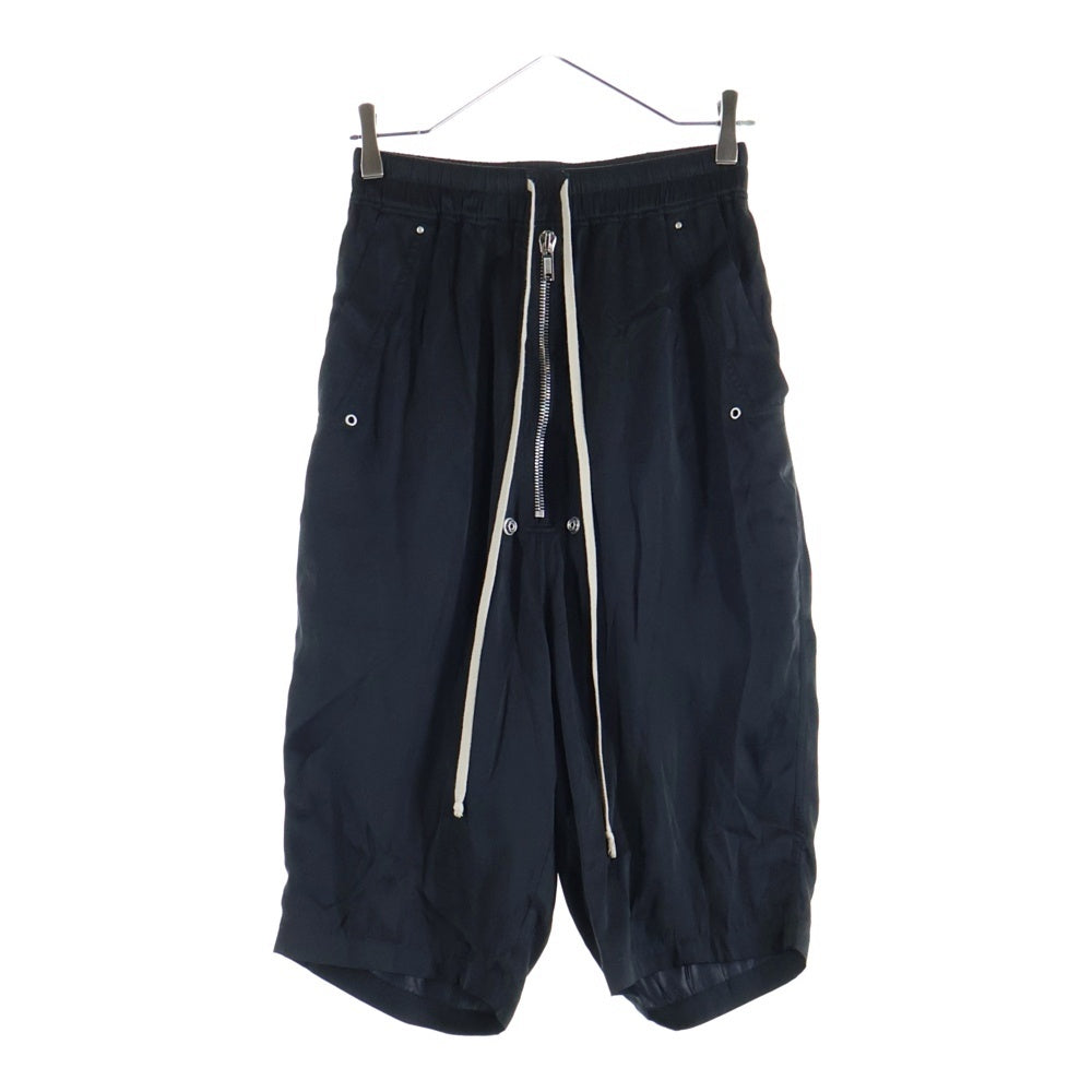Rick Owens(リックオウエンス) 24AW BELA PODS ドローストリング サルエルハーフパンツ ショーツ ブラック RU02D6349-SCH