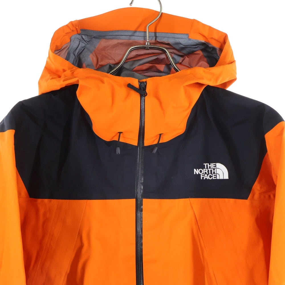 THE NORTH FACE(ザノースフェイス) CLIMB LIGHT JACKET GORE-TEX クライムライト ナイロンフーデッド ジャケット ゴアテックス オレンジNP11503