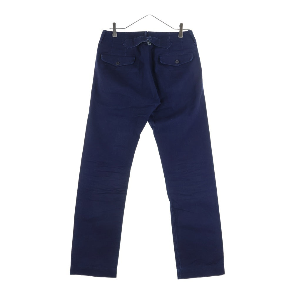 RRL(ダブルアールエル) シンチバック付き コットン ワークパンツ インディゴ 4898489CLTS