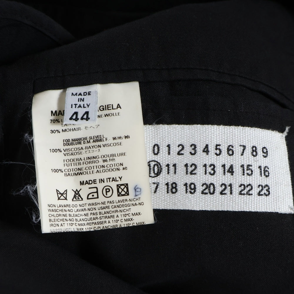 Maison Martin Margiela(メゾンマルタンマルジェラ) 03SS miss deanna期 ウール混 3B シングルテーラードジャケット アーカイブ ブラック