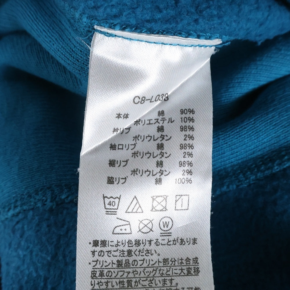 CHAMPION(チャンピオン) REVERSE WEAVE リバースウィーブ 青単タグ復刻 リブボーダースウェット トレーナー ブルー C8-L038