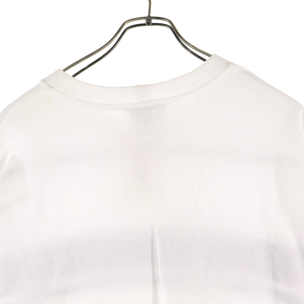 is-ness(イズネス) 18SS BIG RUGGER T-SHIRT ボーダー クルーネック 半袖Tシャツ カットソー ホワイト 30SSCSCT01