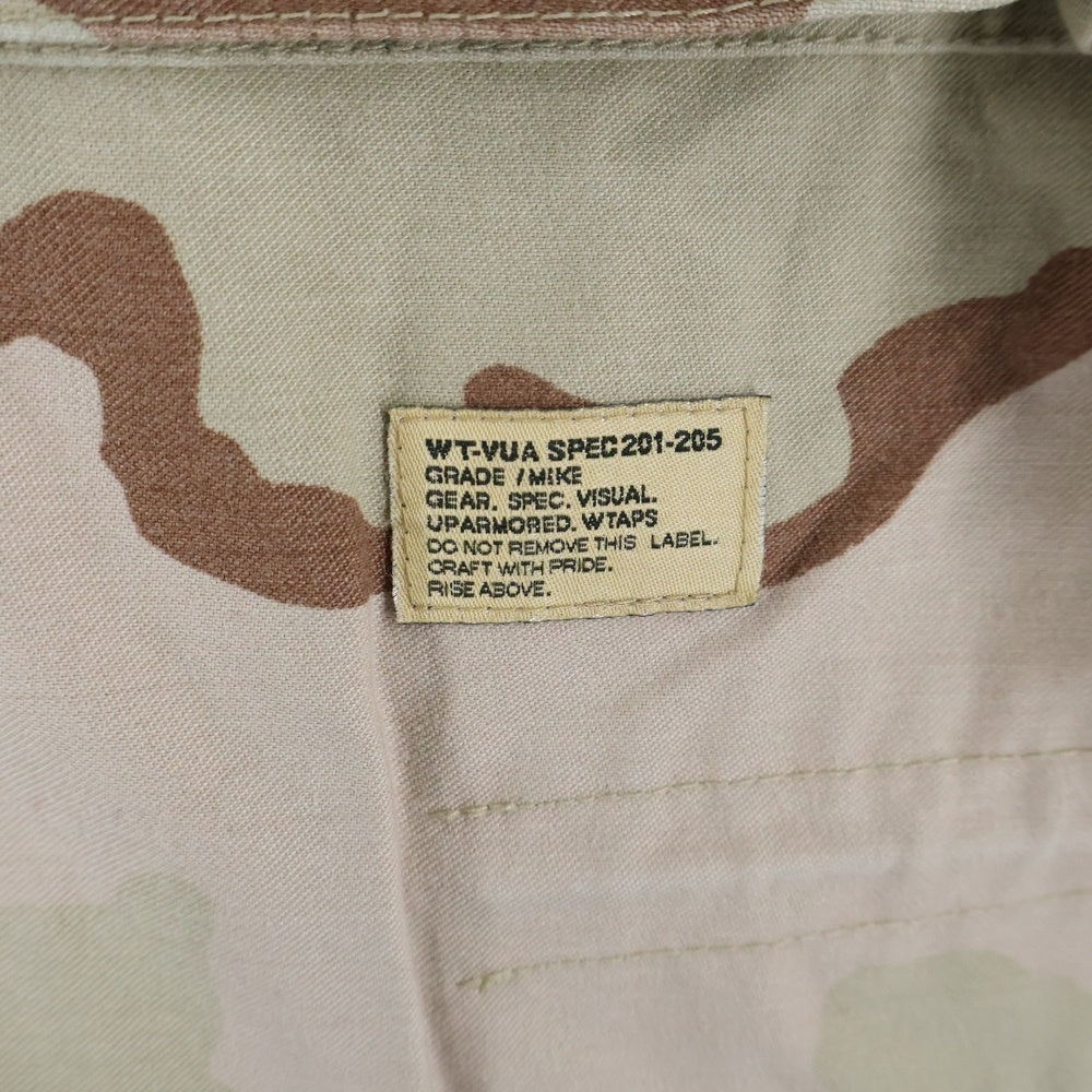 WTAPS(ダブルタップス) M-65 カモ柄 ミリタリー フィールドジャケット カーキ/ブラウン TSDT-JK-BFM10