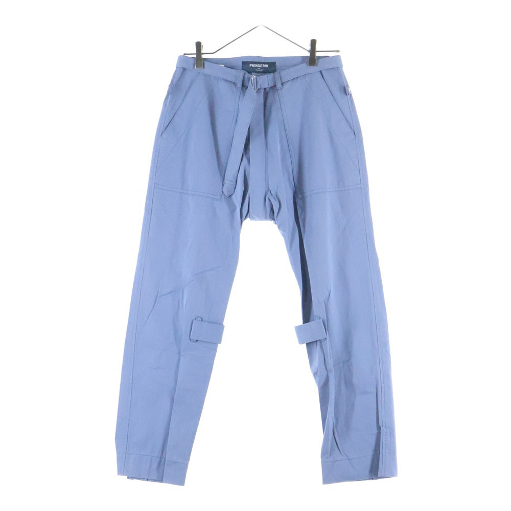 PHINGERIN(フィンガリン) 17SS BONTAGE PANTS コットン ボンテージパンツ ブルー PD-171-WBT-031
