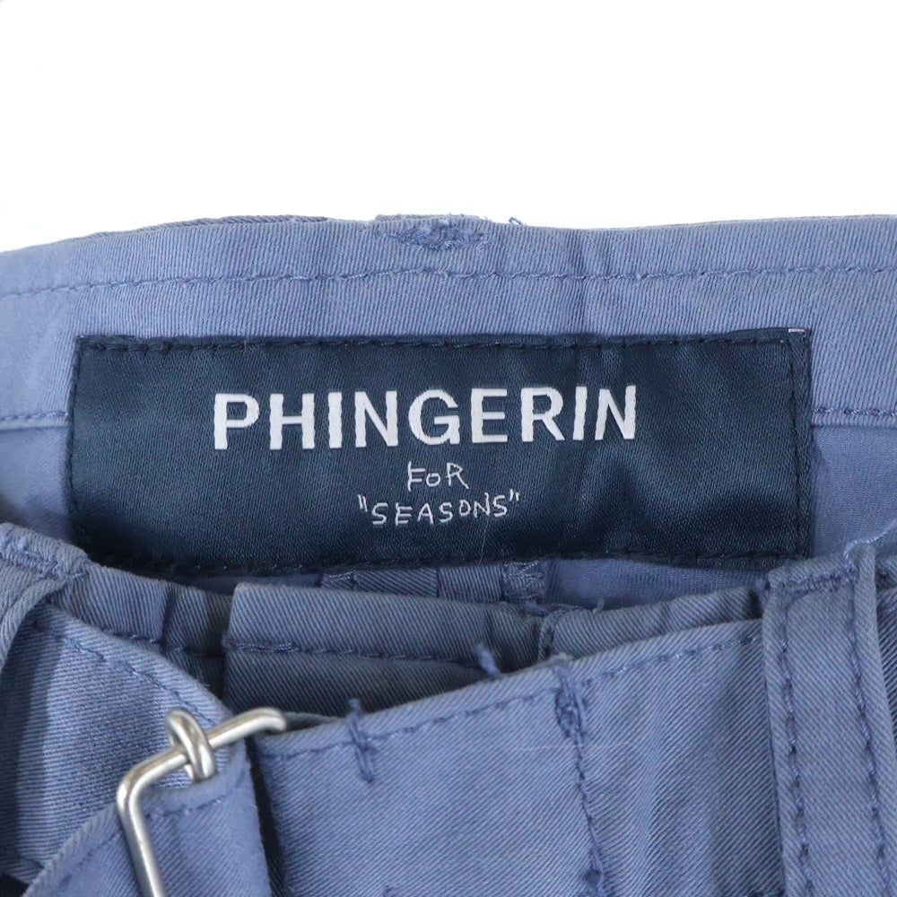 PHINGERIN(フィンガリン) 17SS BONTAGE PANTS コットン ボンテージパンツ ブルー PD-171-WBT-031