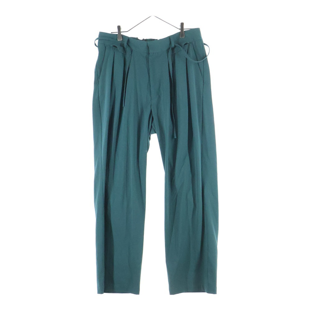 Toironier(トワロニエ) 19SS ベルト付き 2タック スラックスパンツ