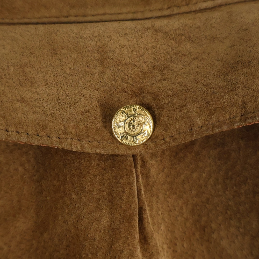 VINTAGE(ヴィンテージ) DANIER ダニエル カナダ製 スエードショーツ ハーフパンツ ブラウン レディース