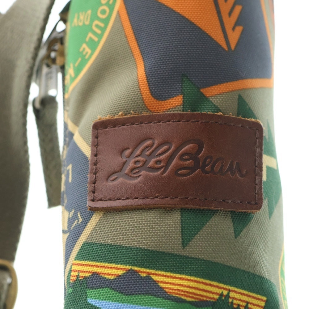 L.L.Bean(エルエルビーン) CANNED BEER 缶ビール 総柄 スリングバッグ マルチカラー