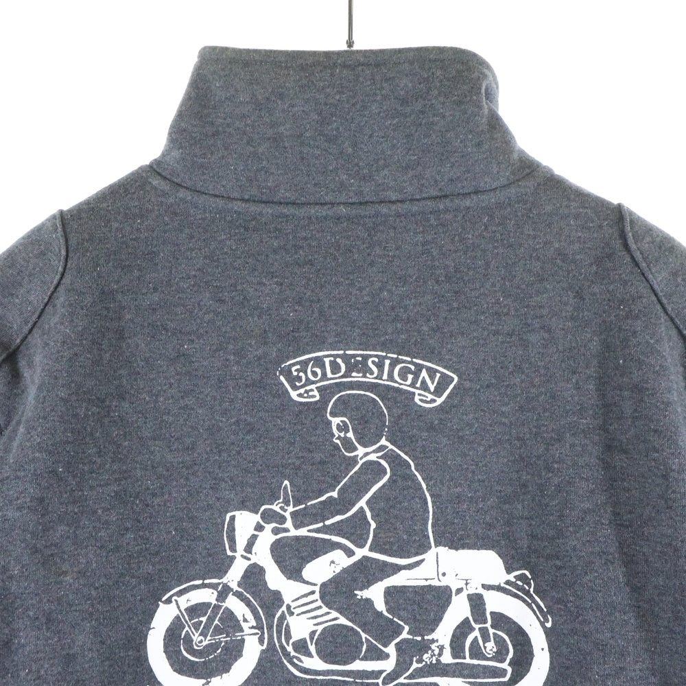 HYDROGEN(ハイドロゲン) コットン ジップアップ スウェット グレー A122416