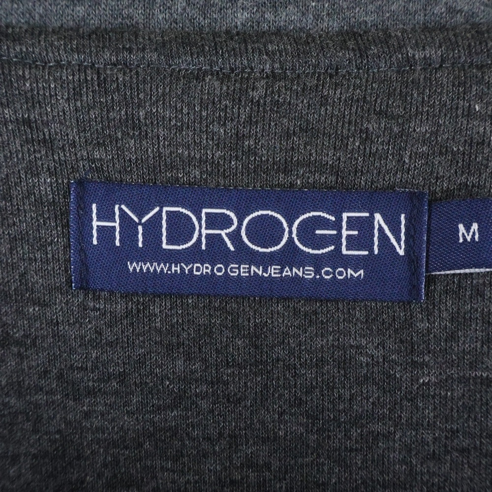 HYDROGEN(ハイドロゲン) コットン ジップアップ スウェット グレー A122416
