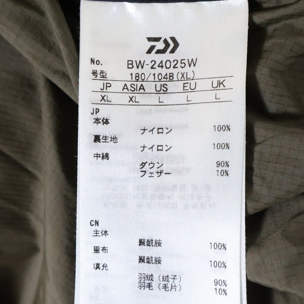 DAIWA PIER39(ダイワ ピアサーティナイン) TECH ALPINE DOWN VEST テックアルパイン ダウンベスト ブラック BW-24025W