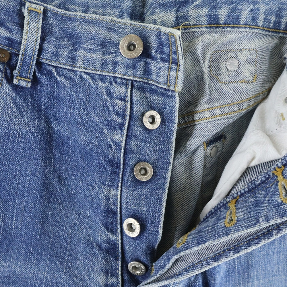 Levi's(リーバイス) 90S VINTAGE 701XX 日本製 ビッグE ボタン裏J22 シンチバック ボタンフライ ヴィンテージ デニムパンツ インディゴ