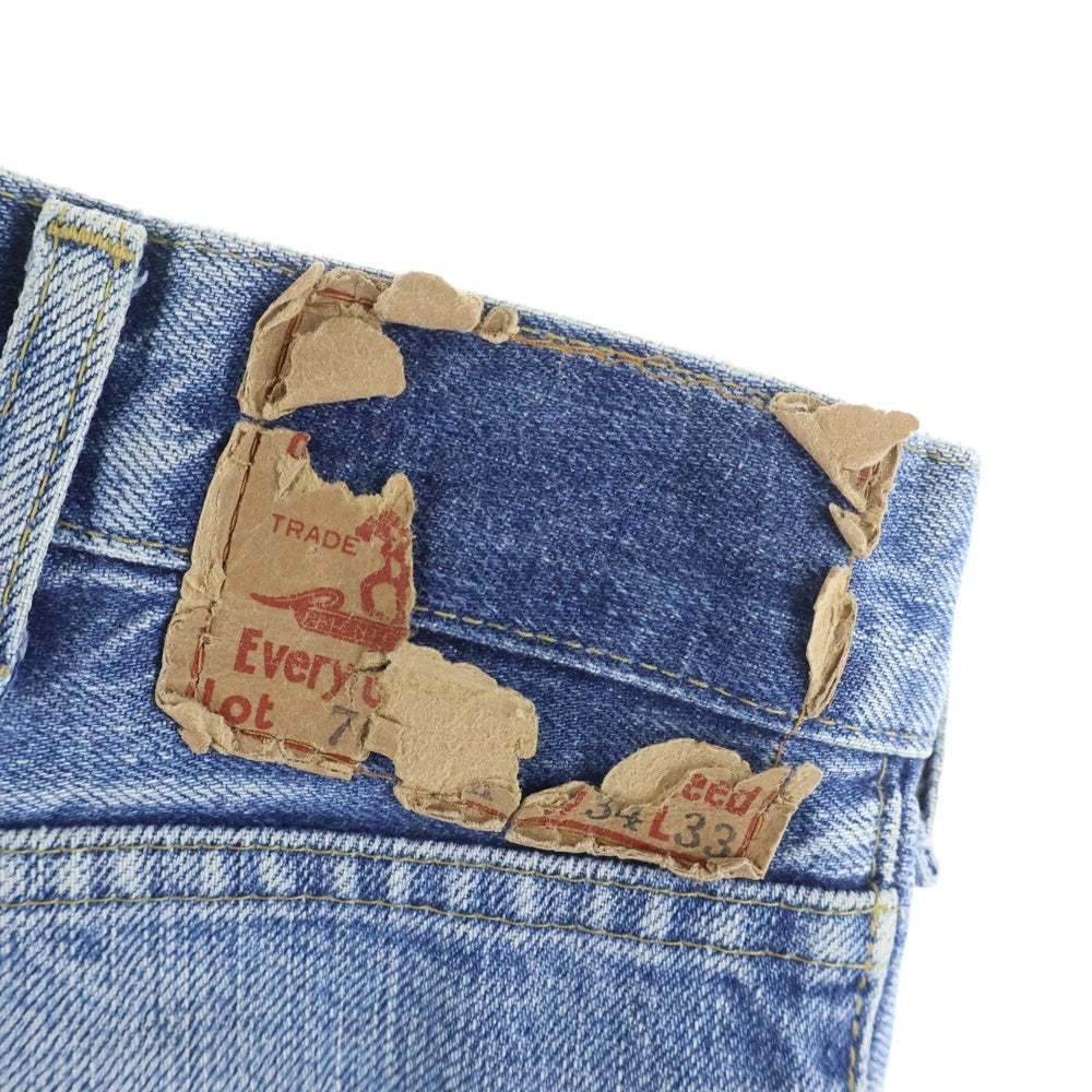 Levi's(リーバイス) 90S VINTAGE 701XX 日本製 ビッグE ボタン裏J22 シンチバック ボタンフライ ヴィンテージ デニムパンツ インディゴ