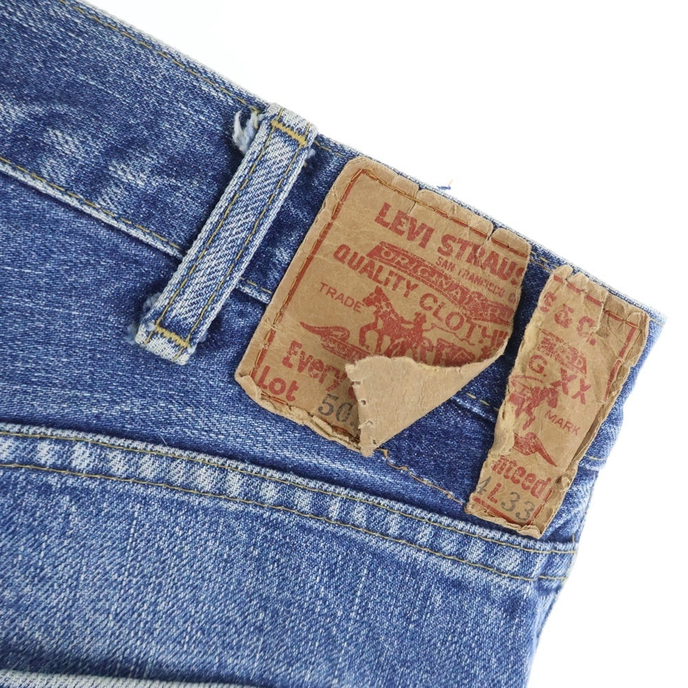 Levi's(リーバイス) 90S VINTAGE 503BXX 復刻 日本製 ボタン裏J22 ボタンフライ ヴィンテージ デニムパンツ インディゴ