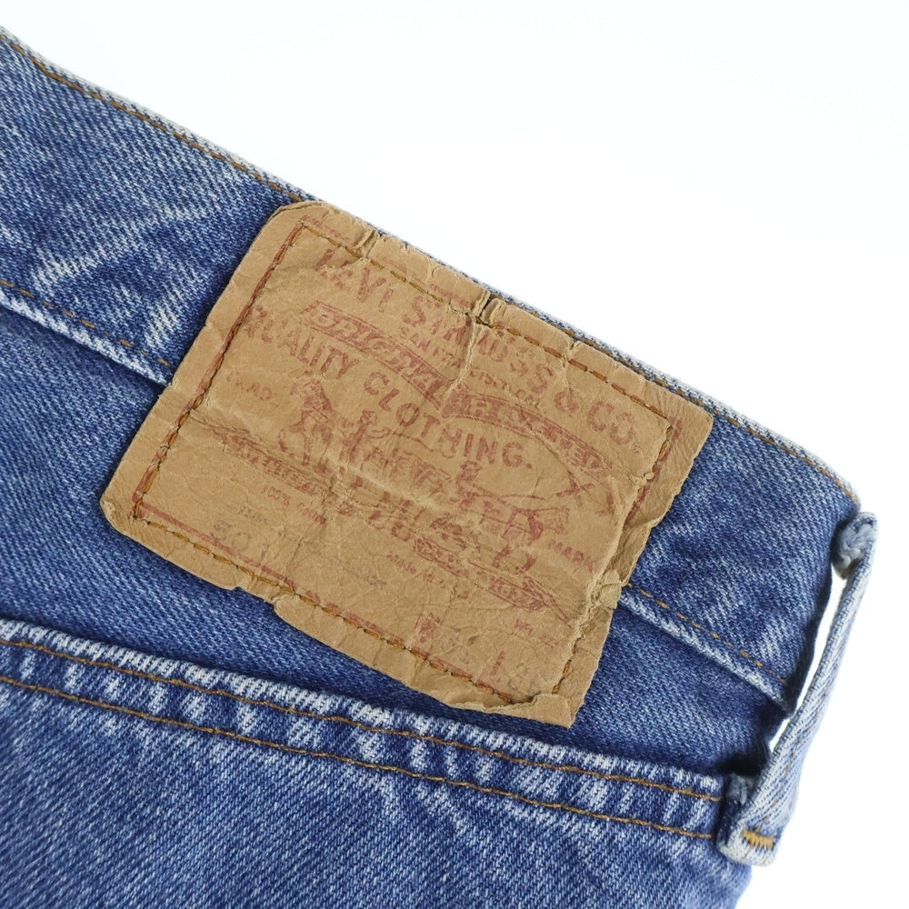 Levi's(リーバイス) 80S VINTAGE 501 USA製 ボタン裏524 セルビッチ ボタンフライ ヴィンテージ デニムパンツ インディゴ