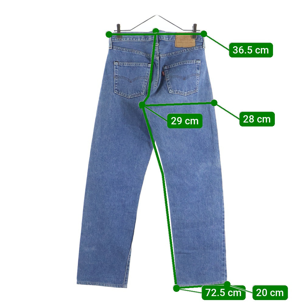 Levi's(リーバイス) 80S VINTAGE 501 USA製 ボタン裏524 セルビッチ ボタンフライ ヴィンテージ デニムパンツ インディゴ