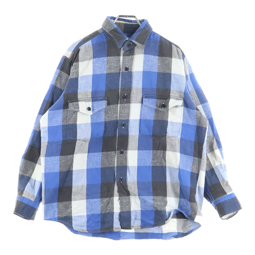 Levi's(リーバイス) 80S VINTAGE ALASKA ヴィンテージ アラスカ チェック 長袖シャツ ブルー