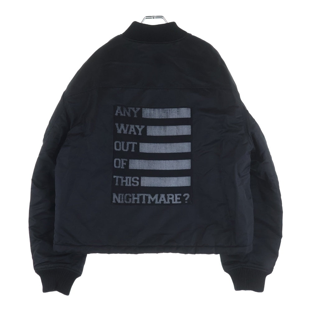 ジャケット・アウター 13AW rafsimons RAF SIMONS(ラフシモンズ) 17AW NIGHTMARE SHORT BOMBER ナイトメア